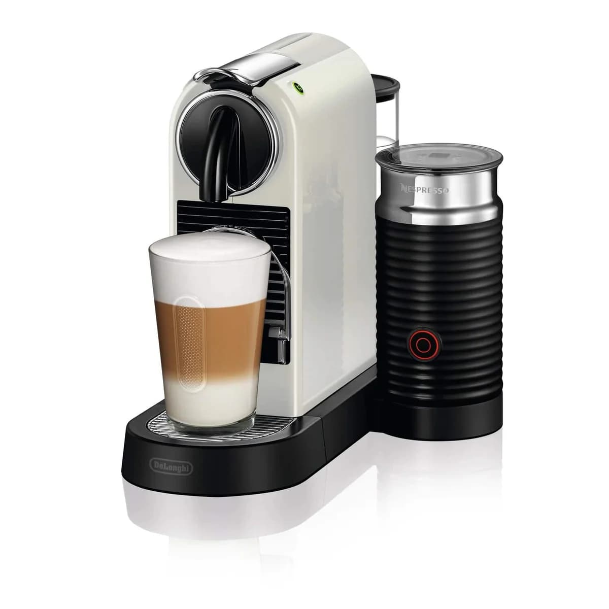 De'Longhi Citiz Espresso Machine & Milk Frother - White | EN267.WAE