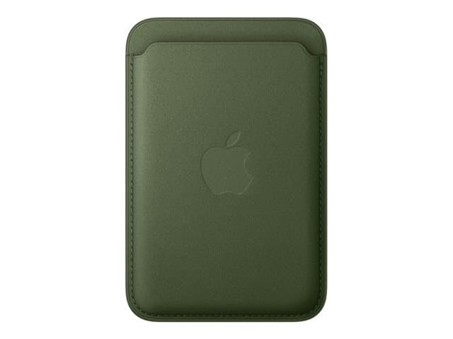 APPLE - Wallet for mobile phone / credit card - MagSafe compatibility - microtwill, FineWoven - moss