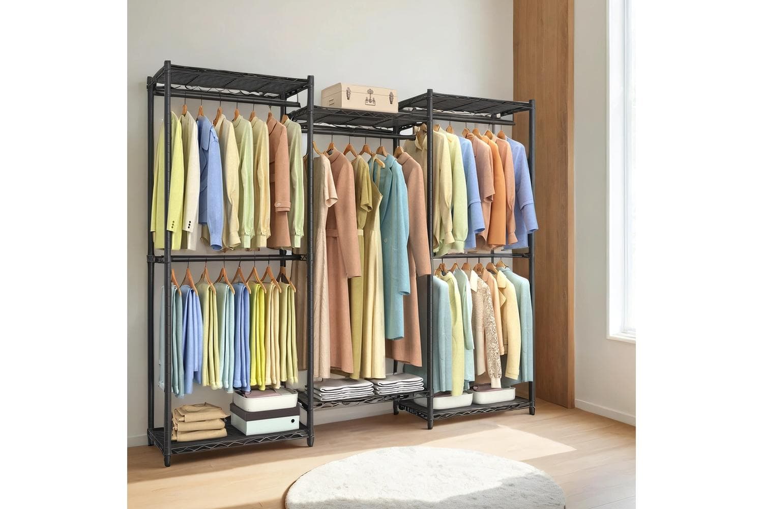 Clothing Rack | Heavy-duty Garment Rack | Steel | 109.5 X 39.5 X 179.5 Cm