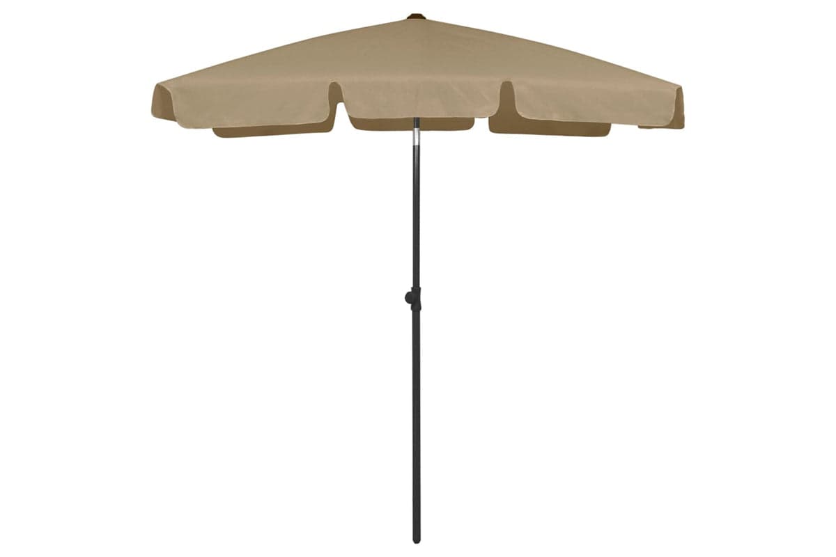 vidaXL 314722 Beach Umbrella Taupe 180x120cm