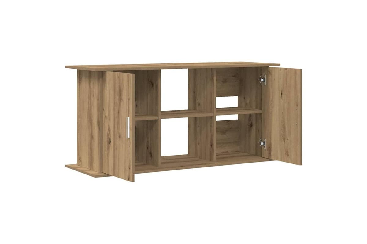 Vidaxl Aquarium Stand Artisan Oak 121x41x58 Cm Engineered Wood