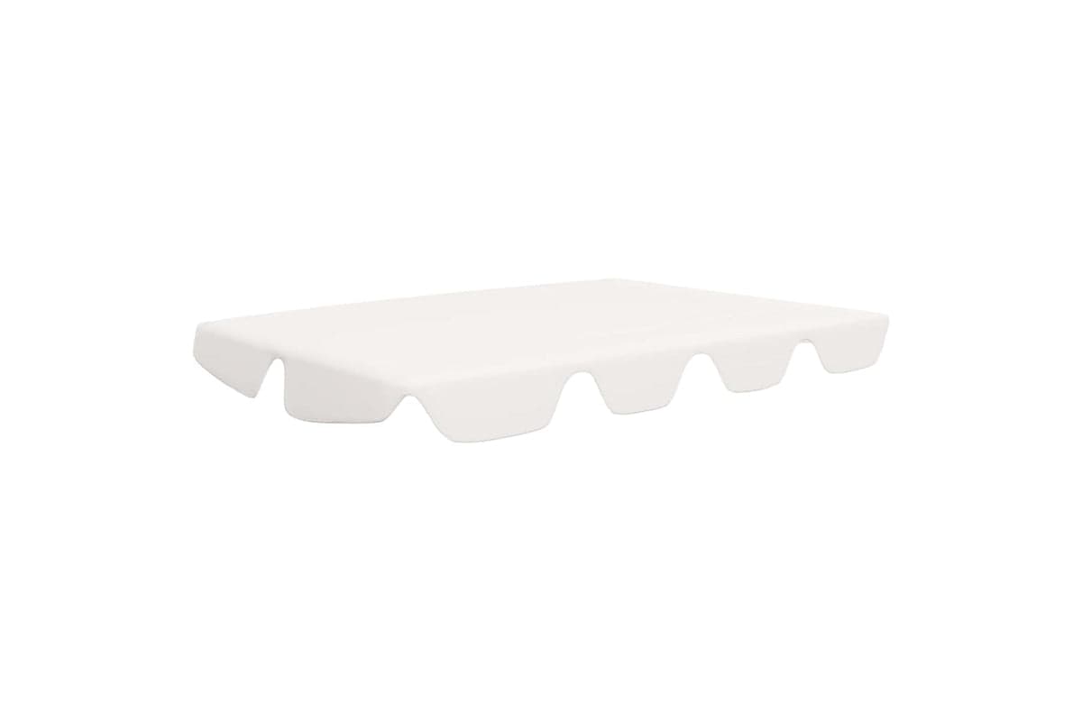 vidaXL Replacement Canopy For Garden Swing White 150/130x105/70cm