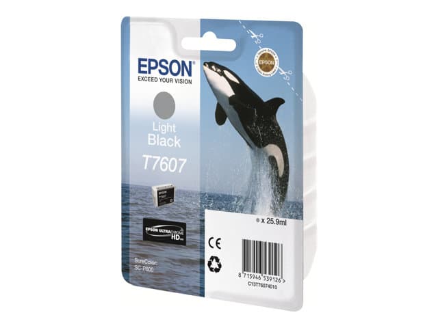 EPSON - T7607 - light black - original - ink cartridge