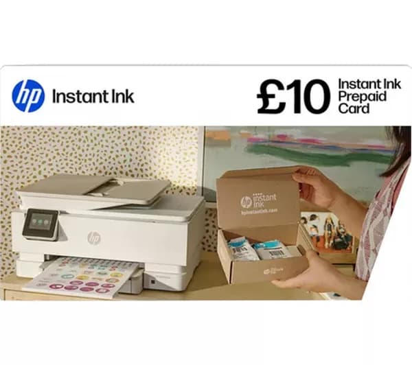 HP Instant Ink Enrolment Card