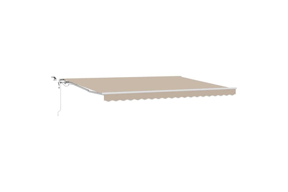 Vidaxl Retractable Awning Beige 450 X 300 Cm Fabric And Metal