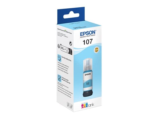 EPSON - EcoTank 107 - light cyan - original - ink refill