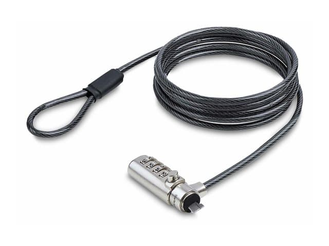 STARTECH.COM - Startech Slim Lock K-Slot Compatible, 6.6ft Combination Locking Cable - security cable lock - TAA Compliant