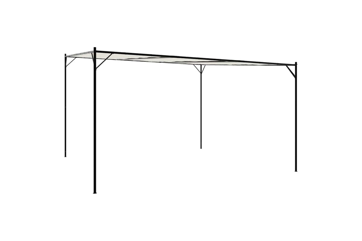 Vidaxl 362464 Gazebo White 4x4 M Fabric And Steel