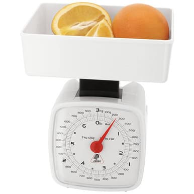 Judge J401 Kitchen 3kg Traditional Scale | White