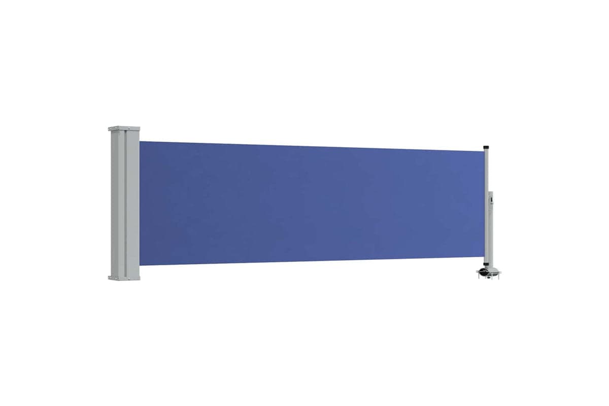 vidaXL 48362 Patio Retractable Side Awning 80x300cm Blue