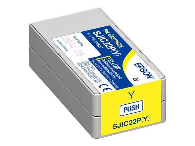 EPSON - SJIC22P(Y) - yellow - original - ink cartridge