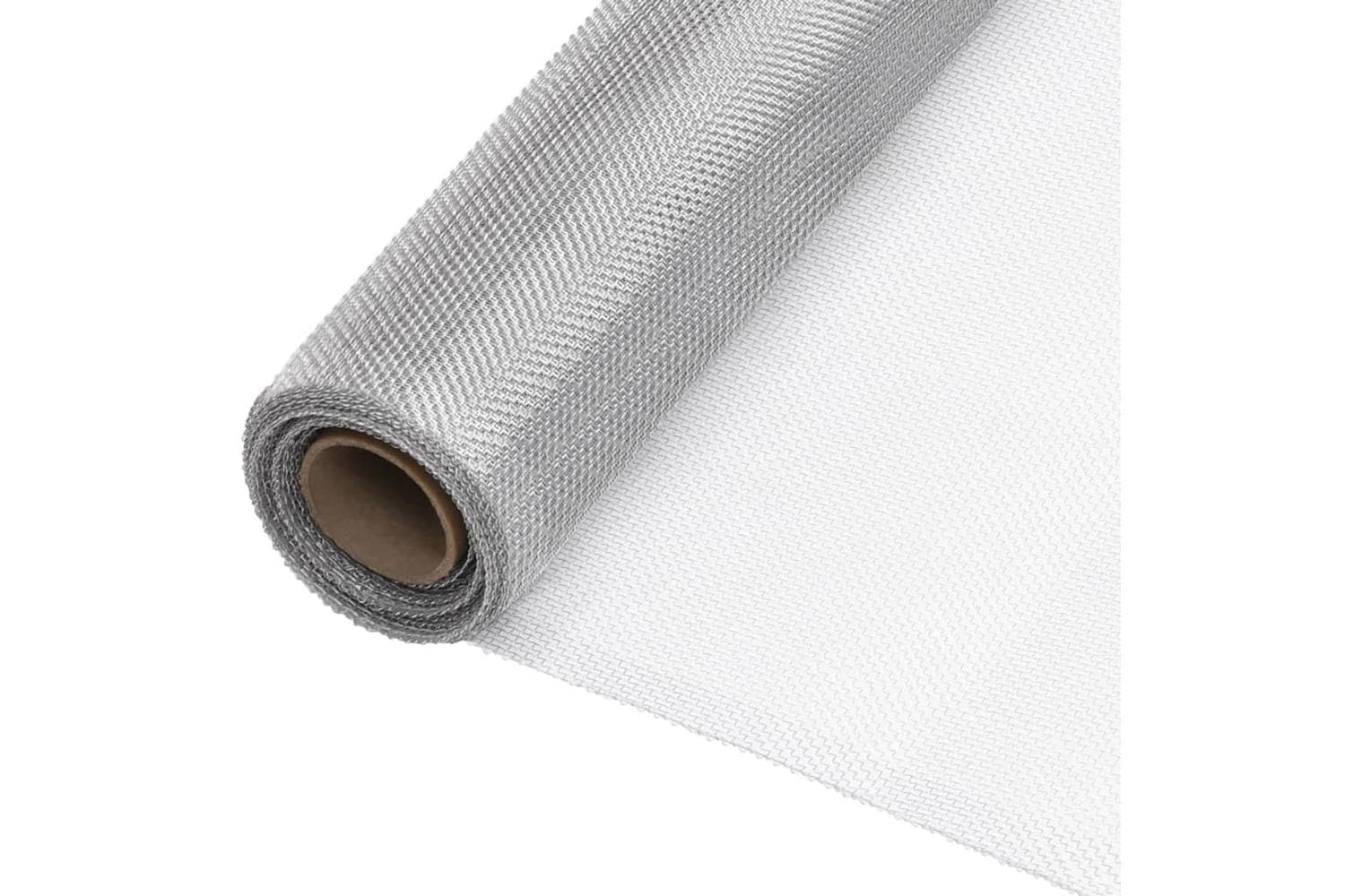 vidaXL 150846 Mesh Screen Aluminium 60x1000cm Silver