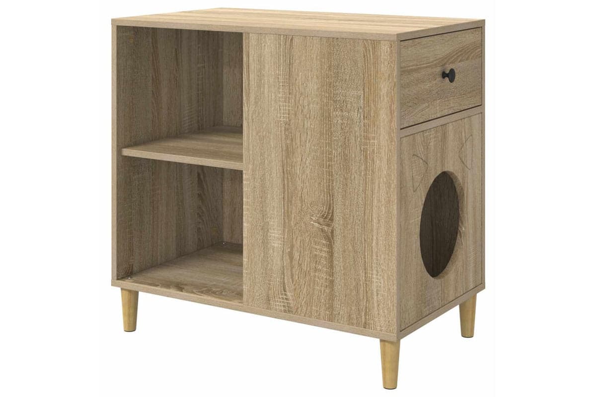 Vidaxl Cat House Sonoma 72 X 425 X 70 Cm Engineered Wood
