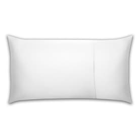 Pima Sateen Bolster Pillowcase White