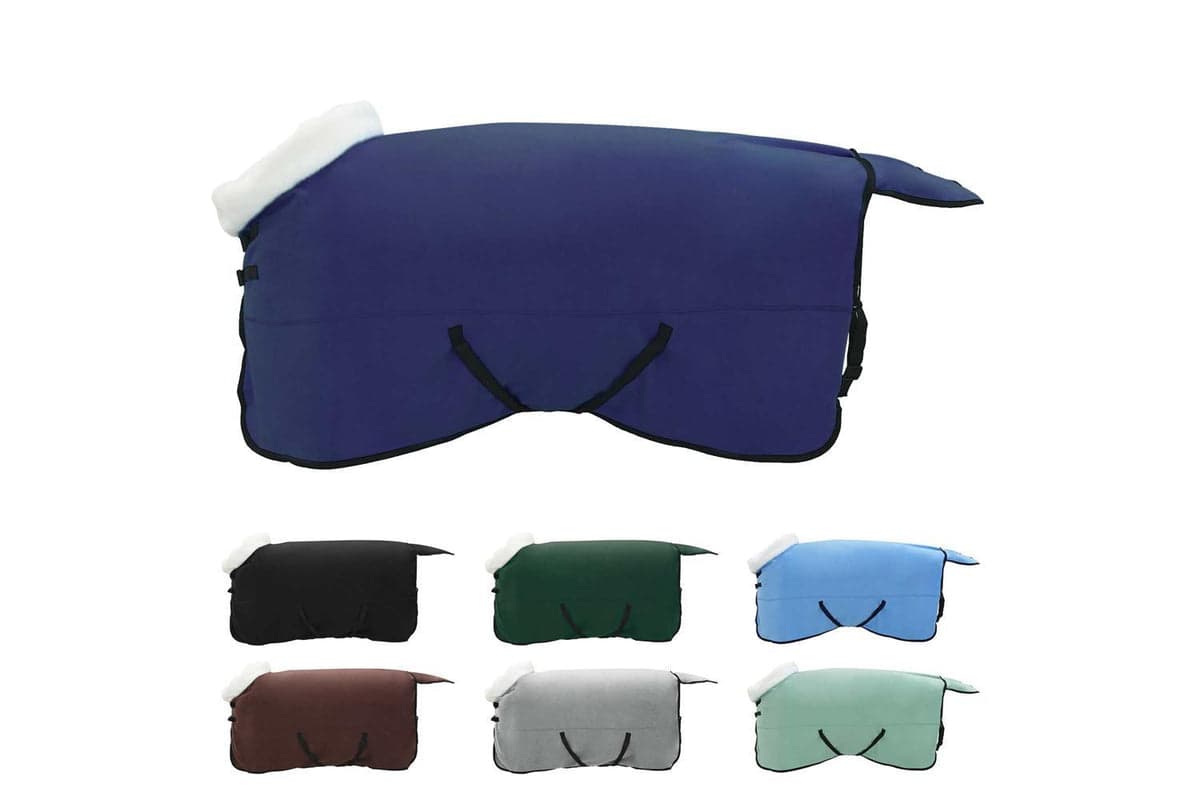 Vidaxl Horse Blanket Navy Blue 145 Cm Polar Fleece