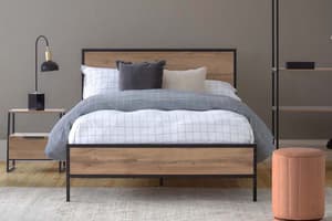 Zion Bed Frame | King | 5ft | Oak Effect