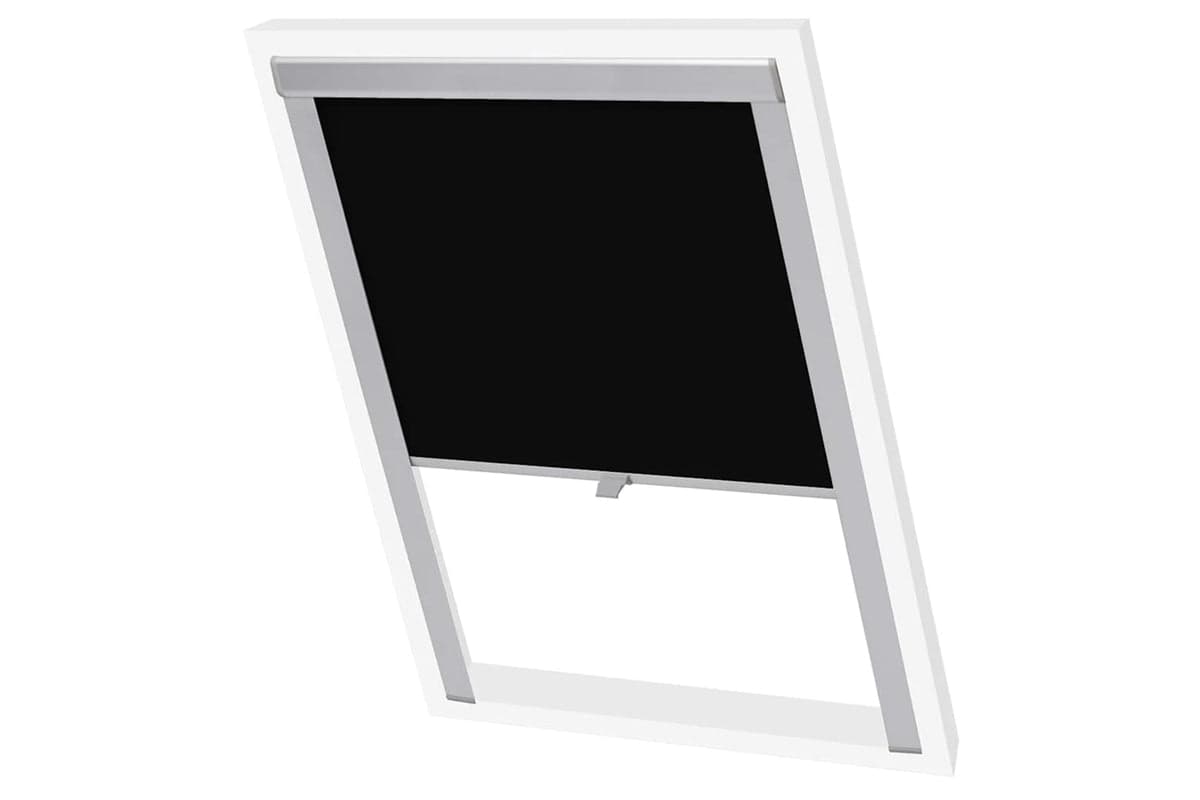 Vidaxl Blackout Roller Blinds Black P08/408