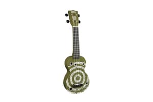 Mahalo Md1ta/agn Soprano Ukulele "target" With Bag Army Grn