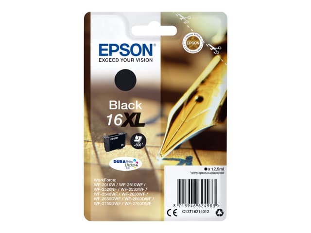 EPSON - 16XL - XL - black - original - ink cartridge