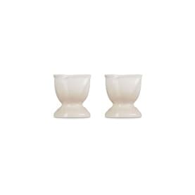 Stoneware La Jardin Tulip Egg Cups, Set of Two