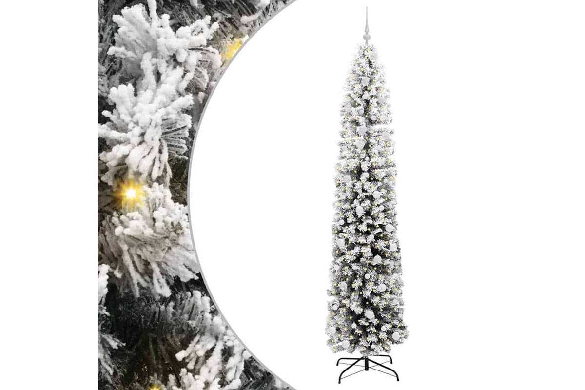 Vidaxl Artificial Christmas Tree With 300 Leds With Stand Green 240 Cm