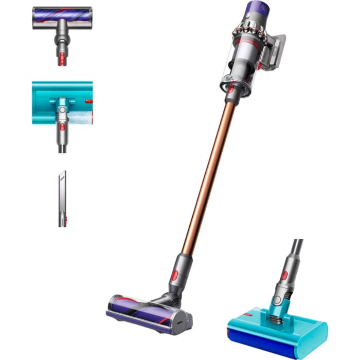 Dyson V10 Submarine 59459401, Wet & Dry Cordless Vacuum Cleaner, Blue/Silver