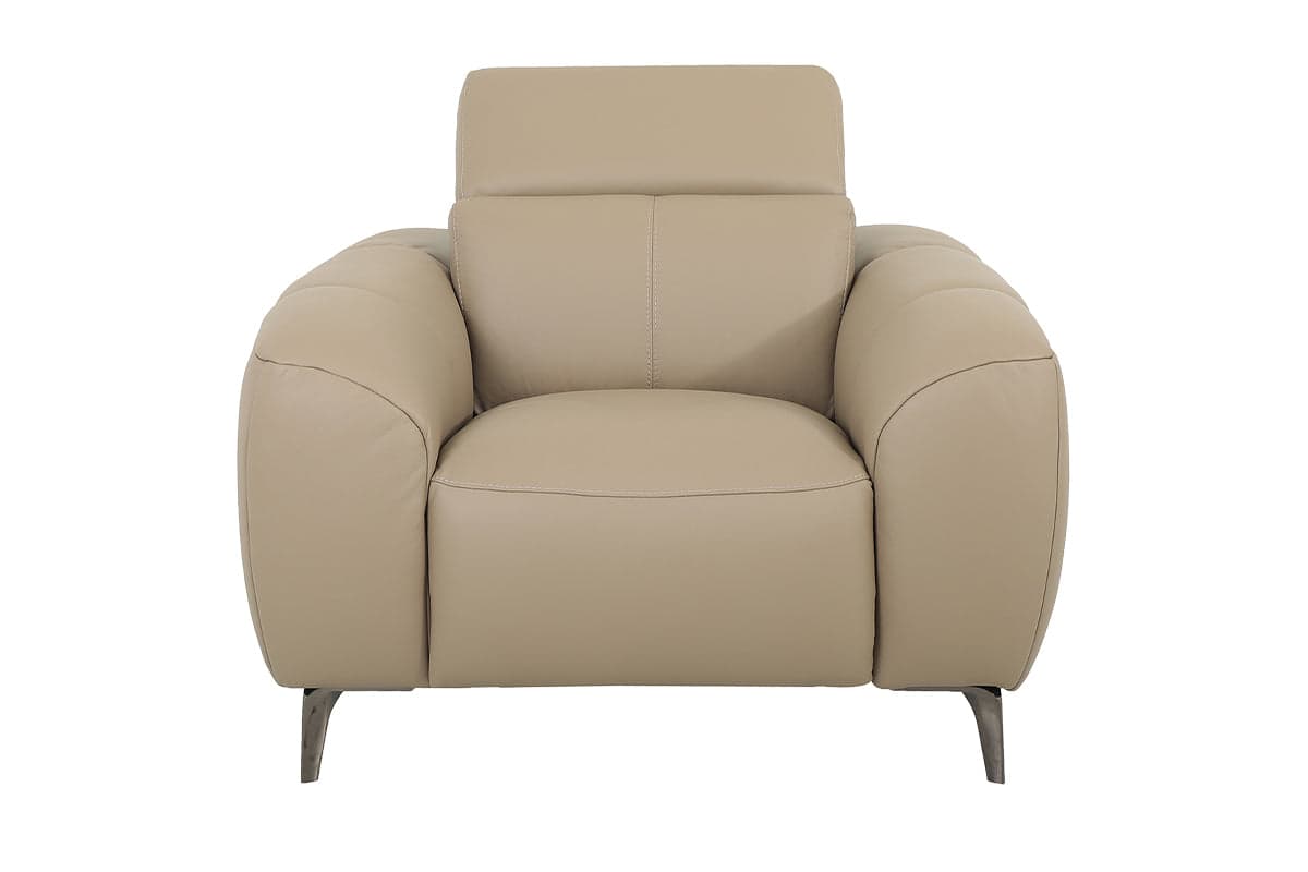 Evelyn Armchair | Power Recliner | Leather | Taupe