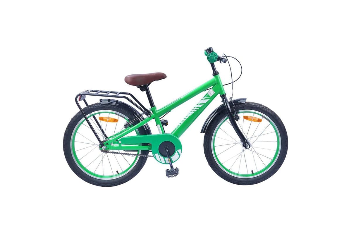 Vidaxl Kids Bike 20'' For 6-11 Years Old Green