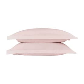 200 Thread Count Oxford Pillowcase Pair Powder Pink
