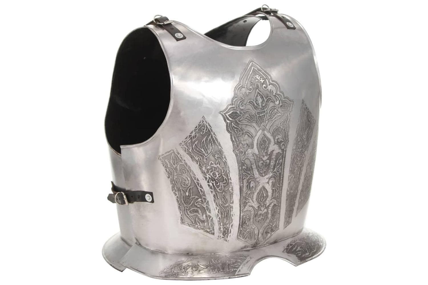 Vidaxl 286219 Medieval Knight Body Armour Cuirass Replica Larp Silver Steel