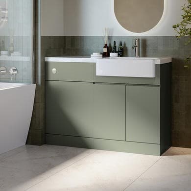 Bali 1100mm Toilet and Sink Unit Right Hand Unit & Basin Only