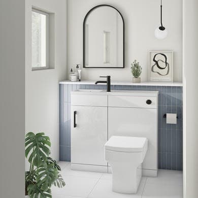 Ashford 900mm Cloakroom Toilet and Sink Unit