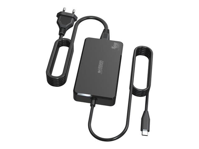 URBAN FACTORY - Urban Factory POWEE BLOCK power adapter - AC / USB-C - USB-C - 65 Watt