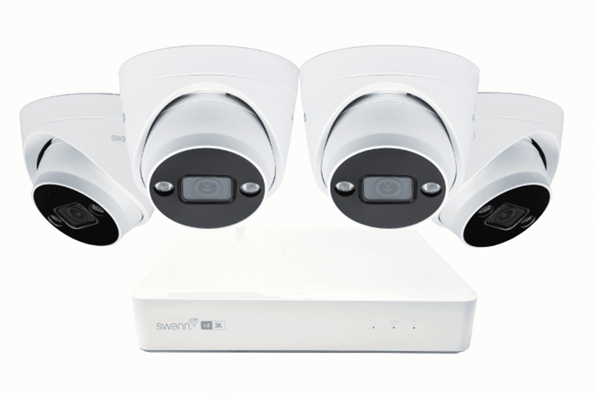 Swann AdvancedX Wired NVR Security Dome Camera | Pack of 4