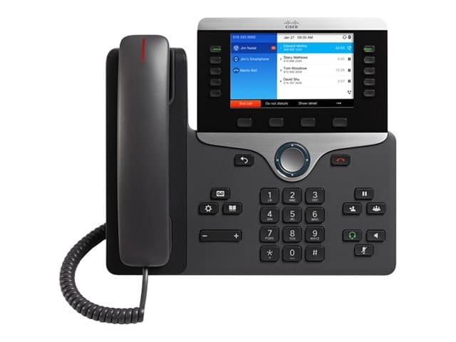 CISCO - IP Phone 8851 - VoIP phone - SIP, RTCP, RTP, SRTP, SDP - 5 lines