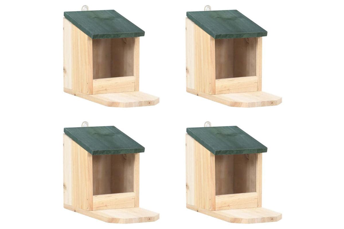 Vidaxl 47231 Squirrel Houses 4 Pcs Firwood