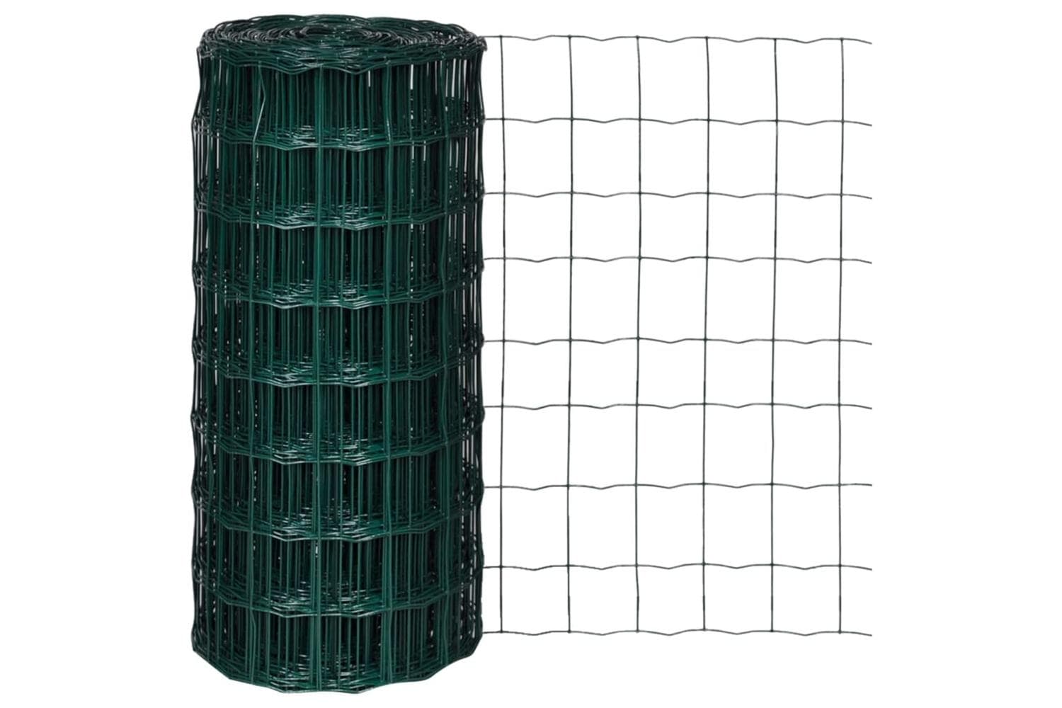 Vidaxl 140578 Euro Fence Steel 25x0.8 M Green