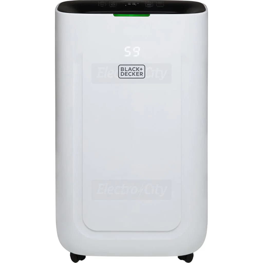 Black + Decker 20 Litre Dehumidifier | White