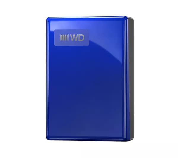 WD My Passport Portable Hard Drive - 6 TB, Blue