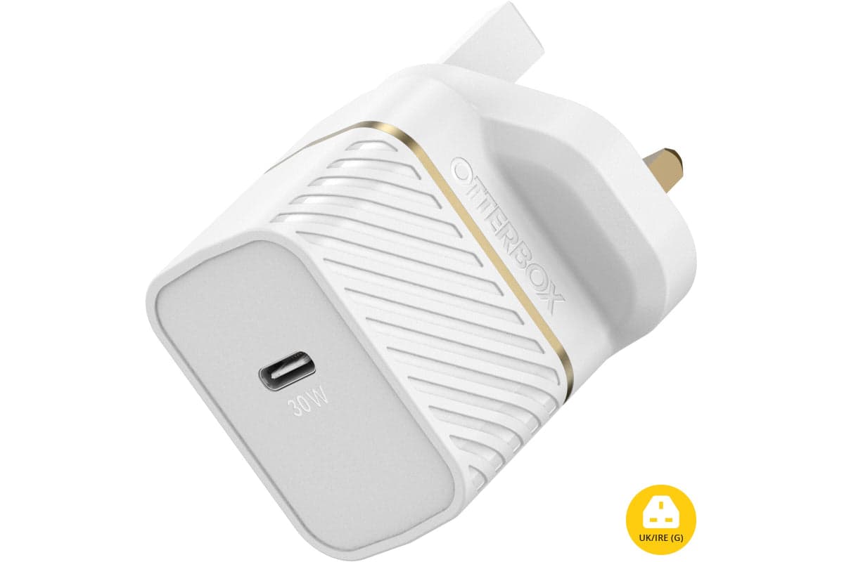 OtterBox 30W Standard USB-C Wall Fast Charger | White