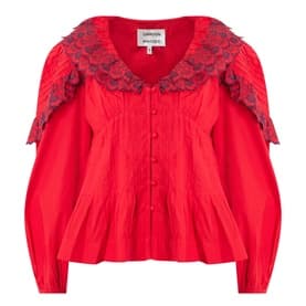 Caroline Layered Embroidered Blouse