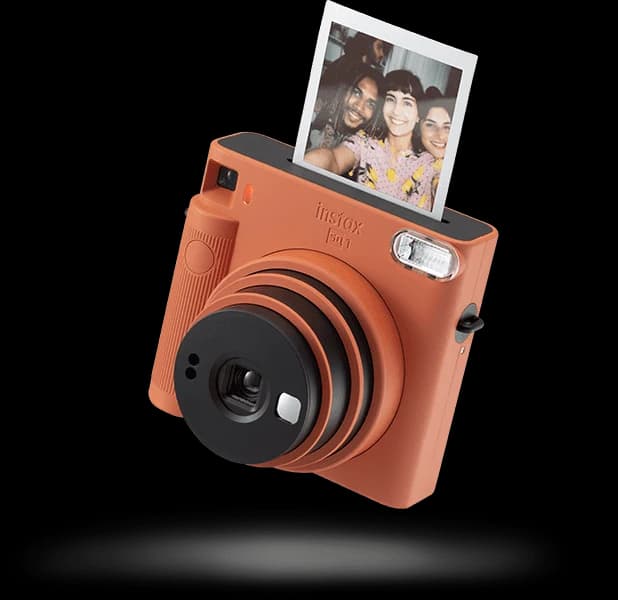 FUJIFILM instax SQUARE SQ1 Instant Camera Terracotta Orange | 16672130