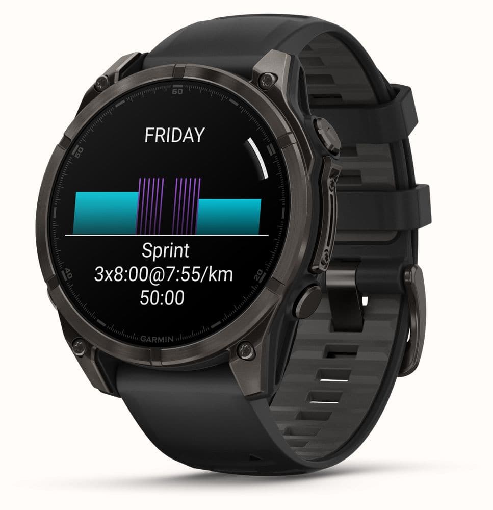 Garmin 010-02904-21 Fēnix 8 47mm AMOLED Smart Watch – Black