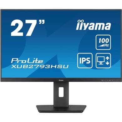 Refurbished iiyama ProLite XUB2793HSU 27" IPS Full HD 100Hz Height-Adjustable Monitor