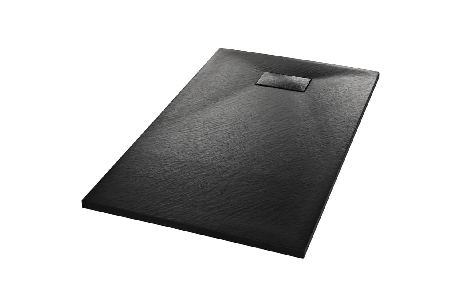 vidaXL 144783 Shower Base Tray Smc | Black