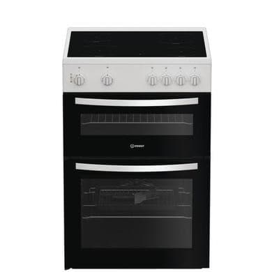 Refurbished Indesit 60cm Electric Cooker - White