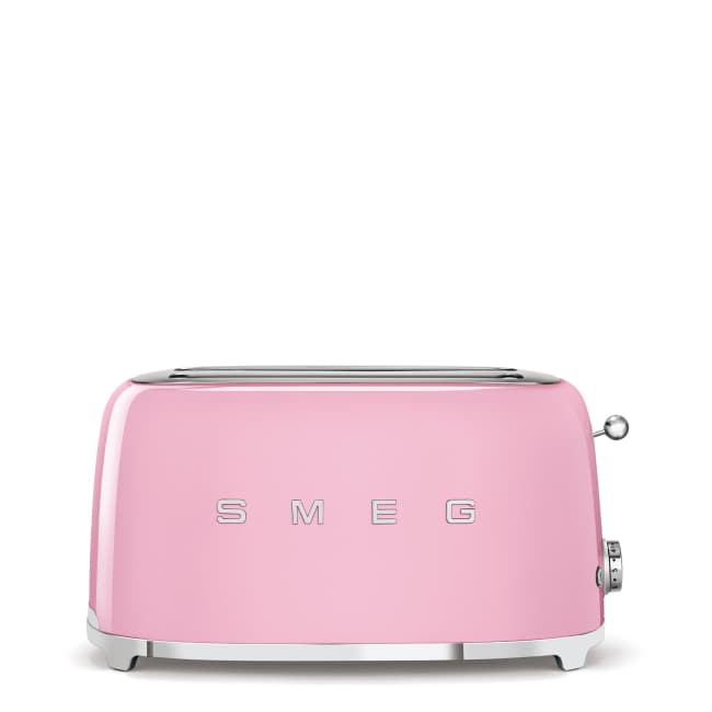 Smeg 4 Slice 50's Style Toaster - Pink | TSF02PKUK