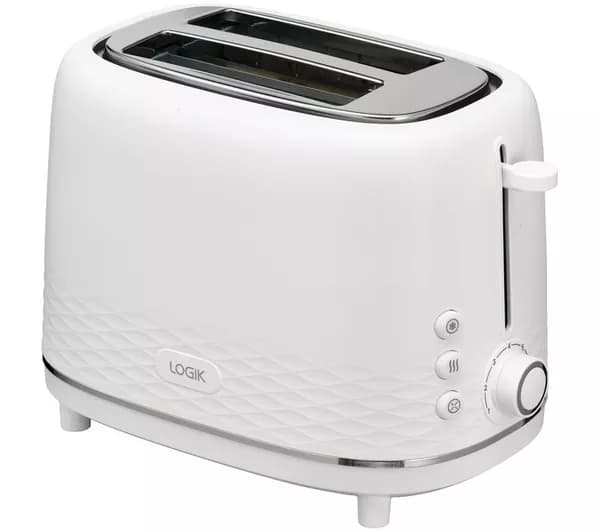 LOGIK L02PTW26 2-Slice Toaster - White