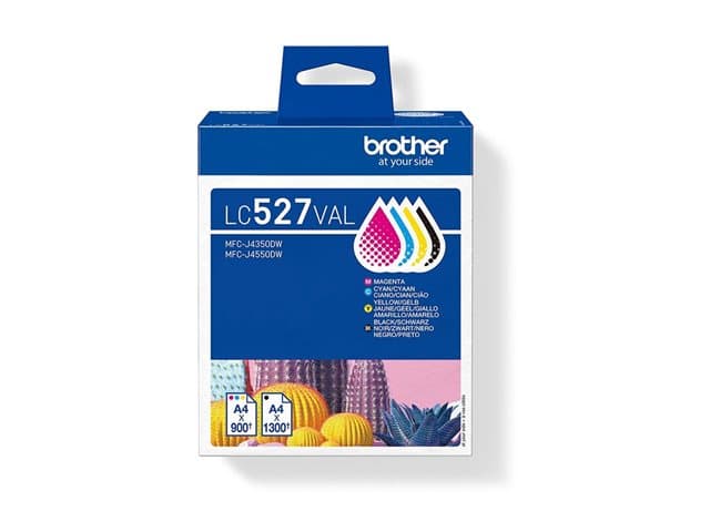 BROTHER - LC527 Value Pack - 4-pack - black, yellow, cyan, magenta - original - ink cartridge