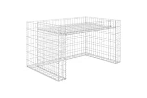 vidaXL 145655 Lawn Mower Garage With Raised Bed 110x80x60cm Steel Wire